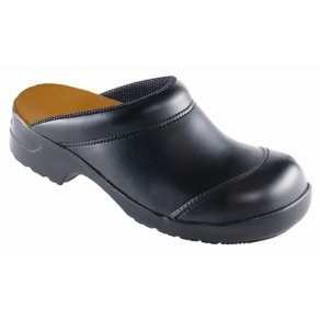 Bred fodformet Sikkerhedstrsko uden hlkappe - Gylle/Grs resistent